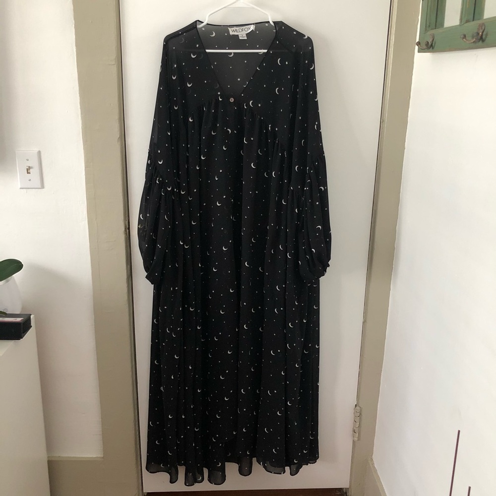 Moon and stars Kimono dress